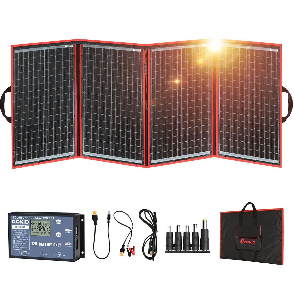 Portable Foldable Solar Panel Kit