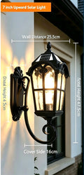 7-Inch Garden Wall Light Point Upward(s)