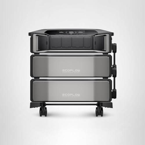 EF ECOFLOW DELTA Pro Ultra 6144Wh Power Station, 120/240V 7200W AC Output, Lifepo4 Home Battery Backup Expandable to 90kWh, 2H to Full Charge, Solar Generator for Home Use, Emergency, Camping, RV