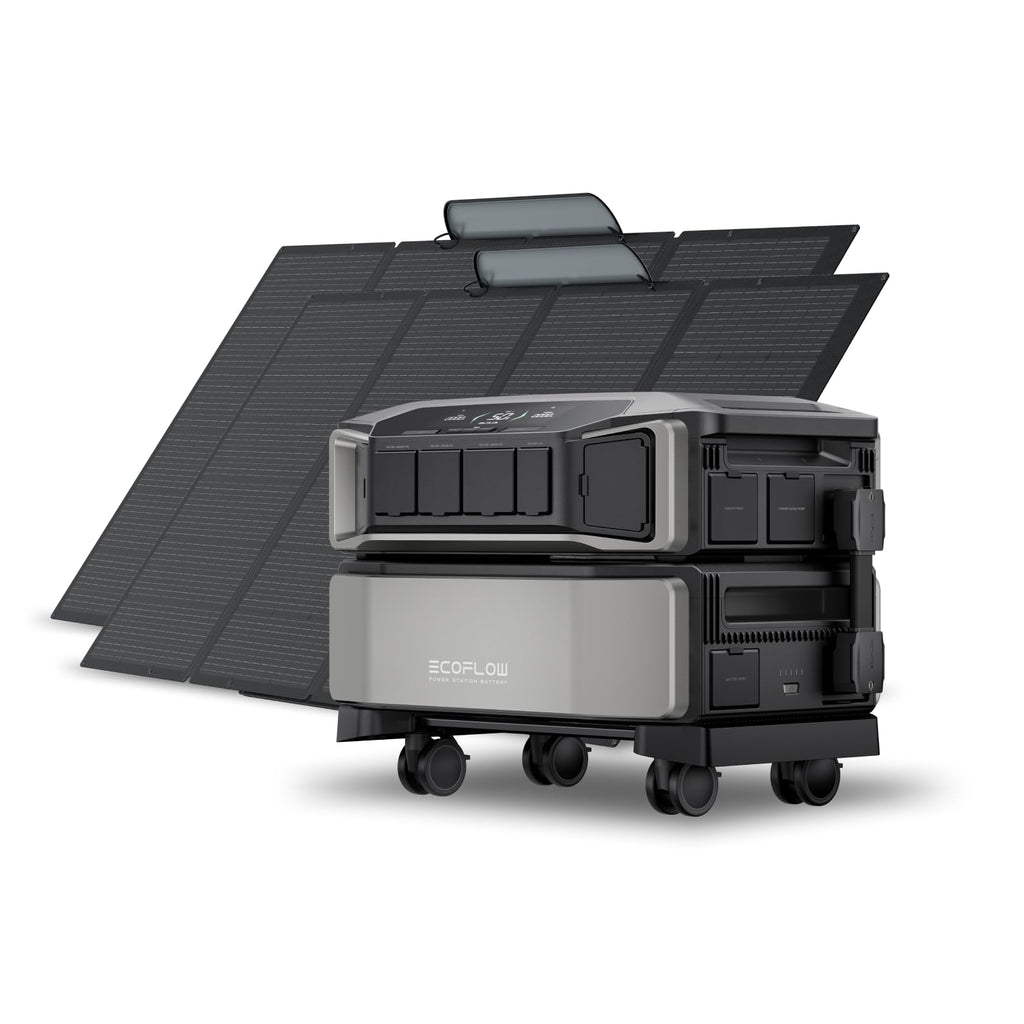 EF ECOFLOW DELTA Pro Ultra 6144Wh Power Station, 120/240V 7200W AC Output, Lifepo4 Home Battery Backup Expandable to 90kWh, 2H to Full Charge, Solar Generator for Home Use, Emergency, Camping, RV