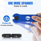 ECO-WORTHY Solar Crimper Tool Kit 13 PCS Solar Tools - a Crimper, 10 Pairs of Solar Connectors, 2 Pairs of Solar Connector Spanner Wrench for Solar Panel Cable Assembly and Installation