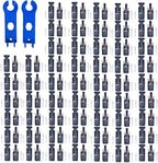 100PCS Solar connectors 50 Pairs Solar Panel Connectors with 2 Wrenches, Solar Connector with IP67 Waterproof Solar Panel Wire connectors (50pair)