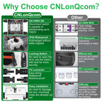 CNLONQ Solar PV Disconnect Switch 32 Amp DC1500V Rapid Shutoff Isolator Switch 1in 1out with Plug & Play Connector and IP66 Waterproof for Rooftop Solar Home Systems, RVs and Boats