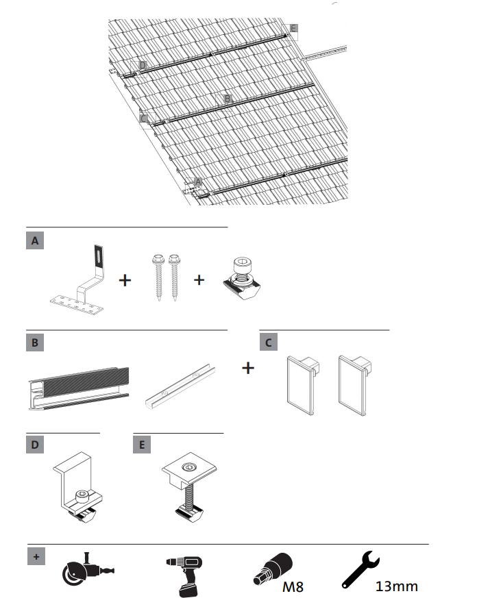 Premium Aluminum Solar Mounting Structures