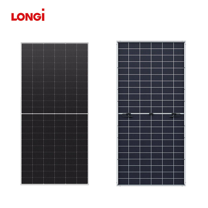Longi HiMo7 HGD 610W Silver Framed Bifacial Panel (SDM1 25yr Warranty) *Full pallet of 36*